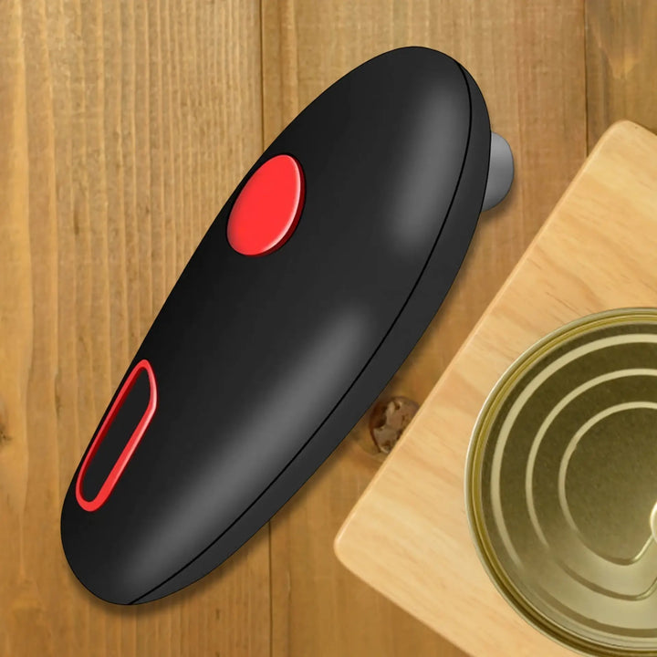 Compact Automatic Can Opener: Multi-Function Lid & Bottle Opener