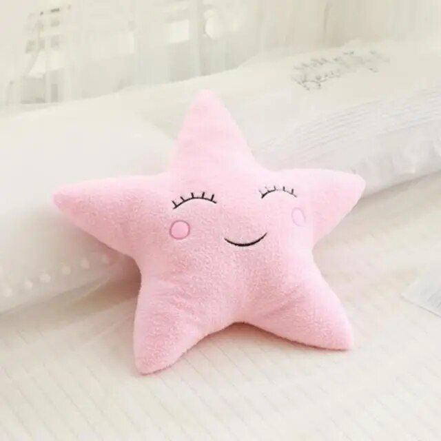 Nice Stuffed Cloud Moon Star Raindrop Plush Pillow