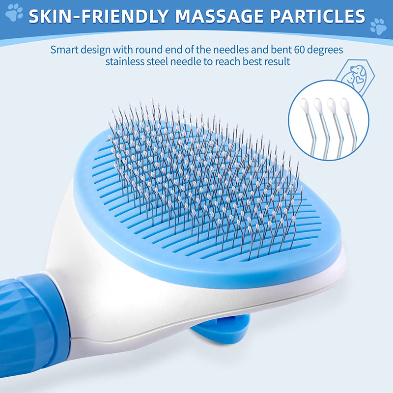 professional slicker dog brush, view 7 - MRSLM