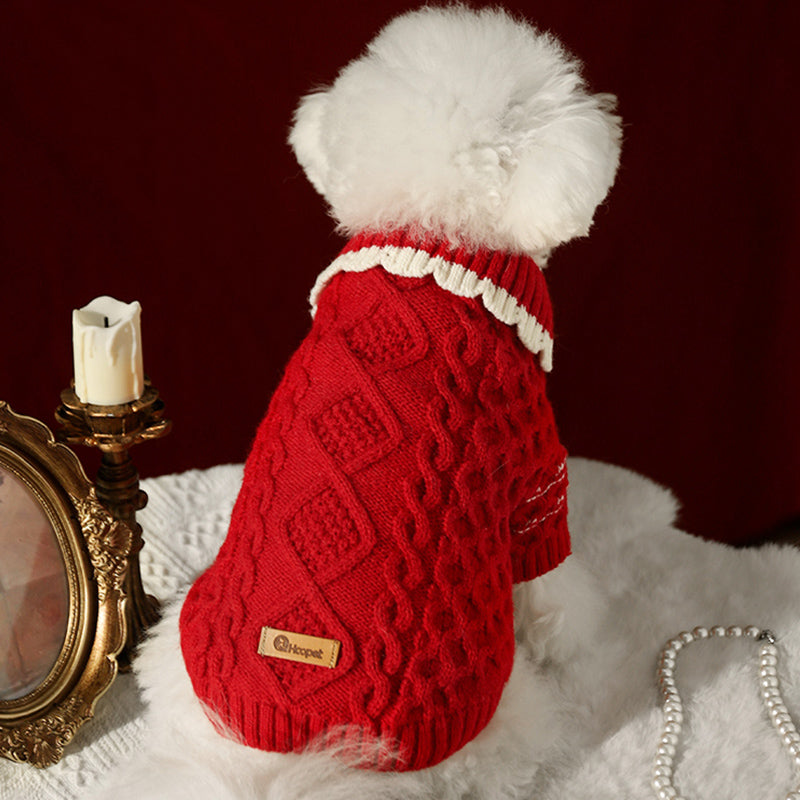 winter pet sweater, view 4 - MRSLM