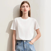 Women's bead embroidered mesh tee - MRSLM