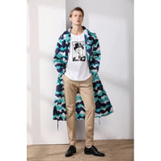 men's long outdoor raincoat, view 7 - MRSLM