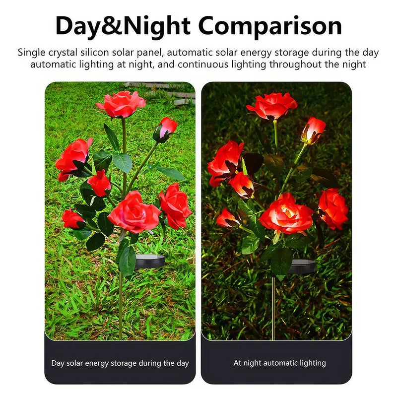 Solar-LED-Rosenlichter