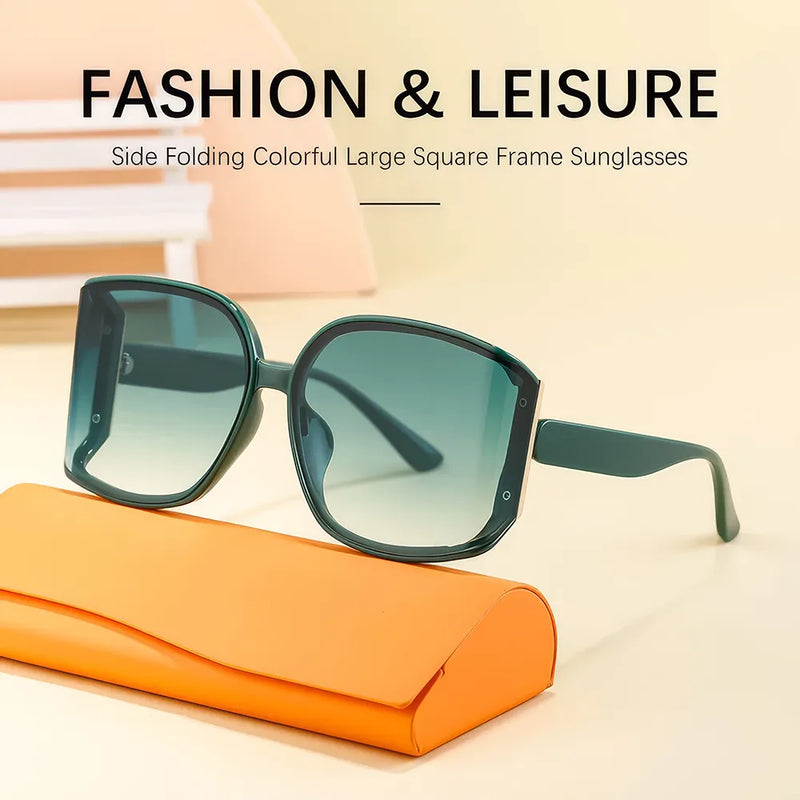 oversized square sunglasses, view 9 - MRSLM