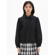 Bubble sleeve blouse for women, view 2 - MRSLM