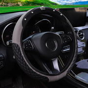 luxury diamond crown steering wheel cover, view 5 - MRSLM