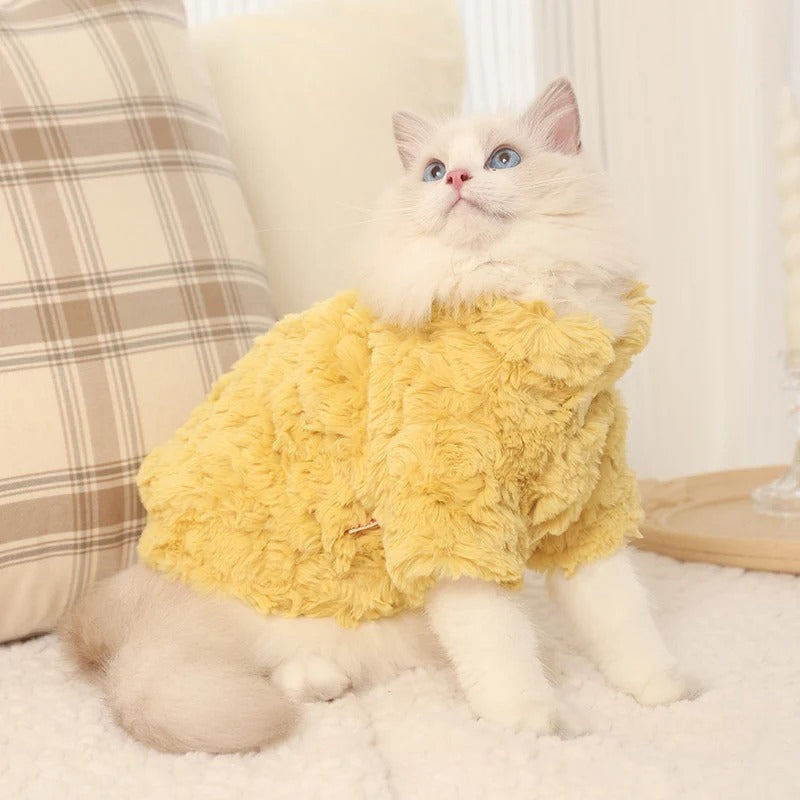 warm pet vest for cats and small dogs, view 2 - MRSLM
