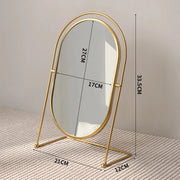 large minimalist desktop makeup mirror, view 6 - MRSLM