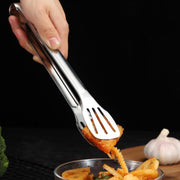 304 stainless steel bbq food tongs, view 4 - MRSLM