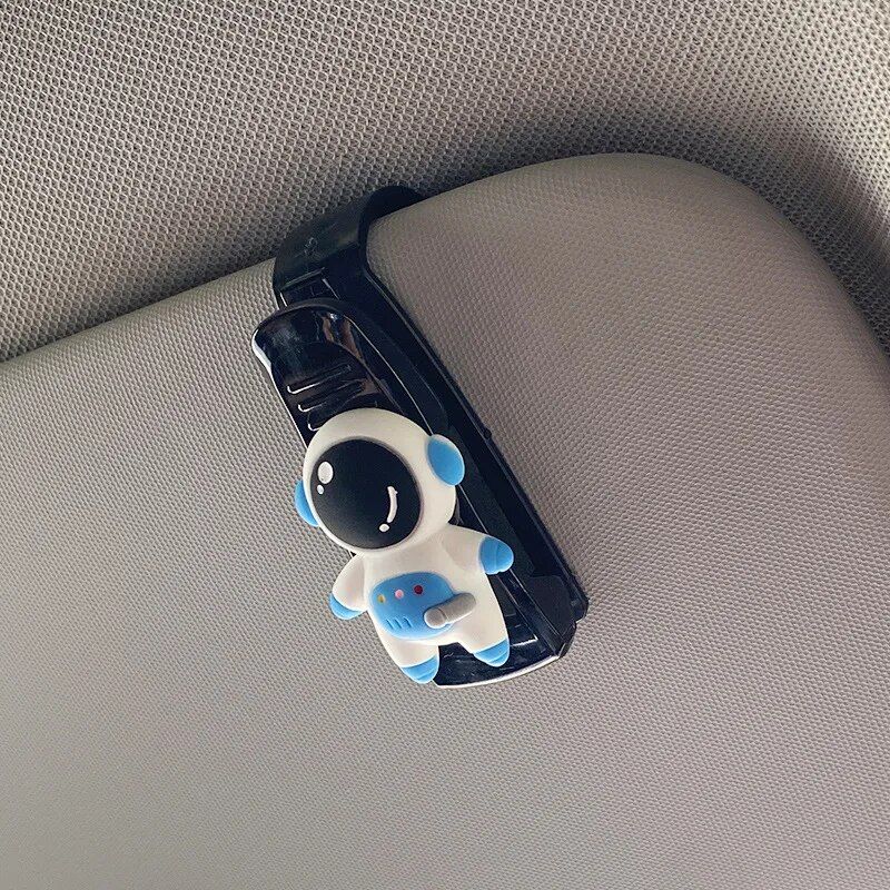 Compact car sun visor organizer with sunglasses holder, view 9 - MRSLM