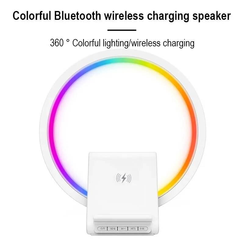 15-Watt-Bluetooth-Lautsprecher mit Dazzle Color-Technologie und kabelloser Ladefunktion
