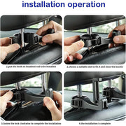 car headrest hook phone holder, view 5 - MRSLM