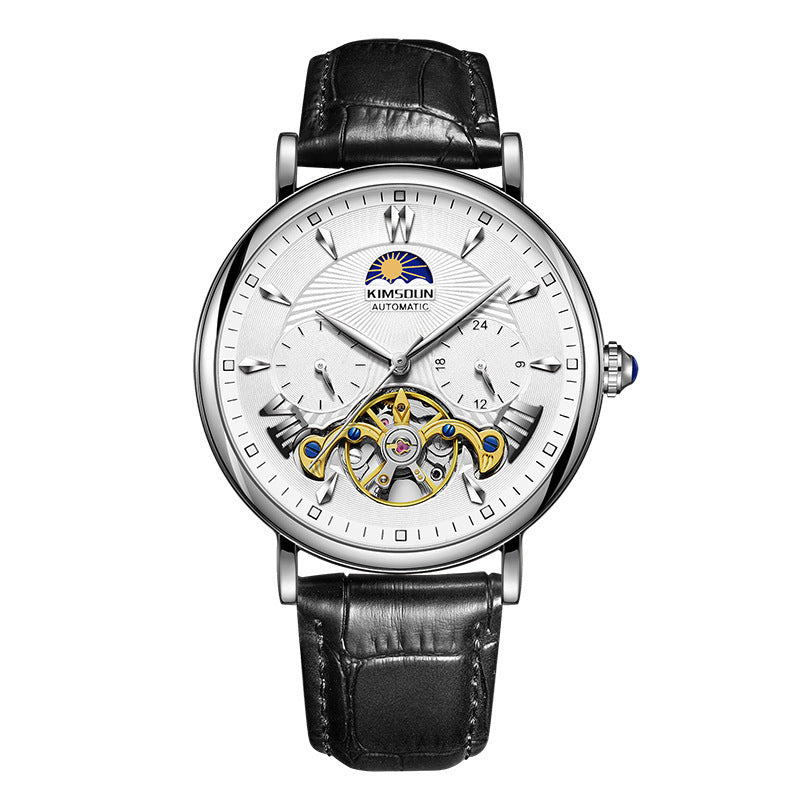 Sun moon star men's automatic watch, view 3 - MRSLM