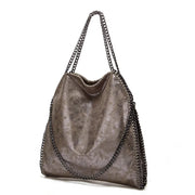 leather chain shoulder bag, view 4 - MRSLM