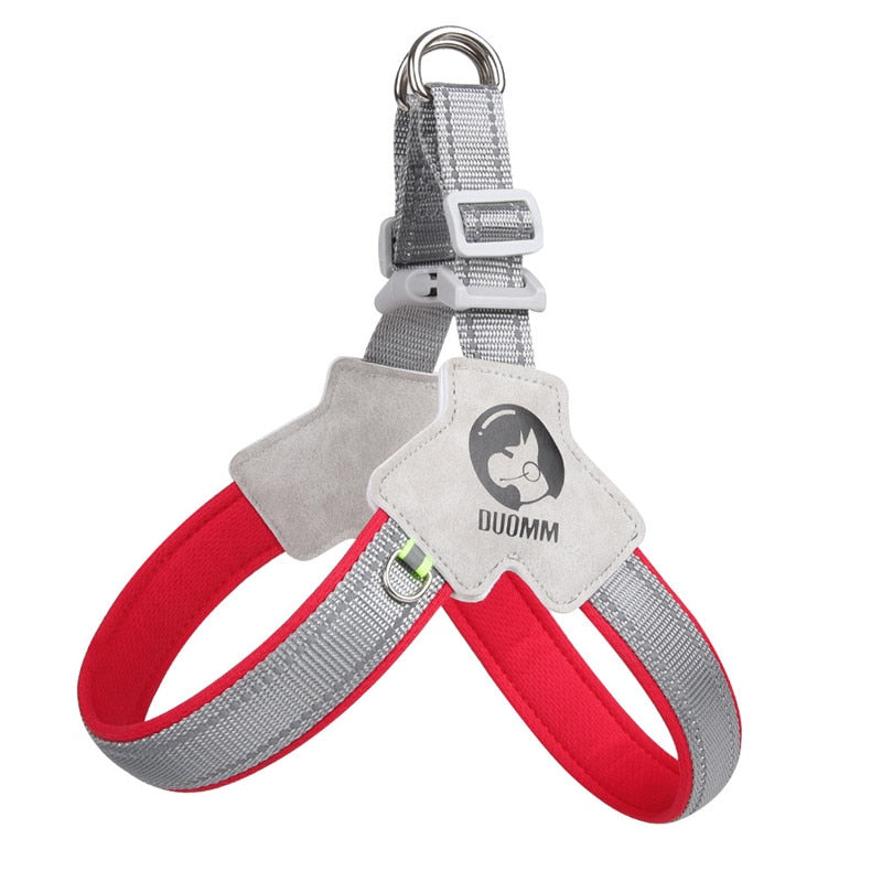 reflective mesh dog harness vest, view 5 - MRSLM