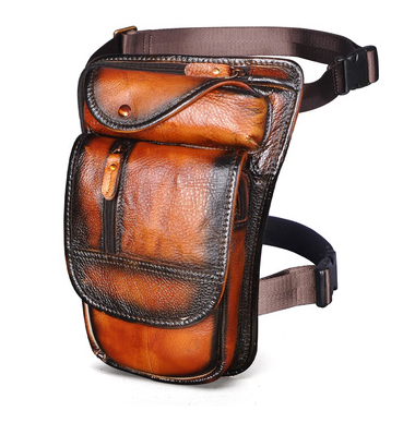 Retro Casual Leather Messenger Bag