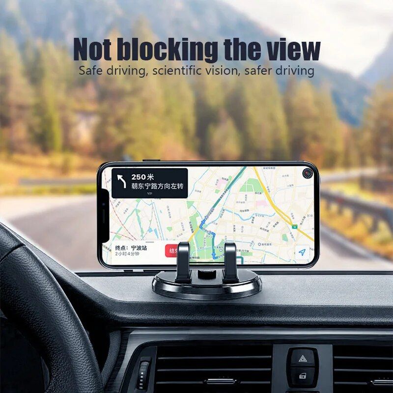 360° drehbare, rutschfeste Autohalterung – Universelle GPS-Halterung für das Armaturenbrett