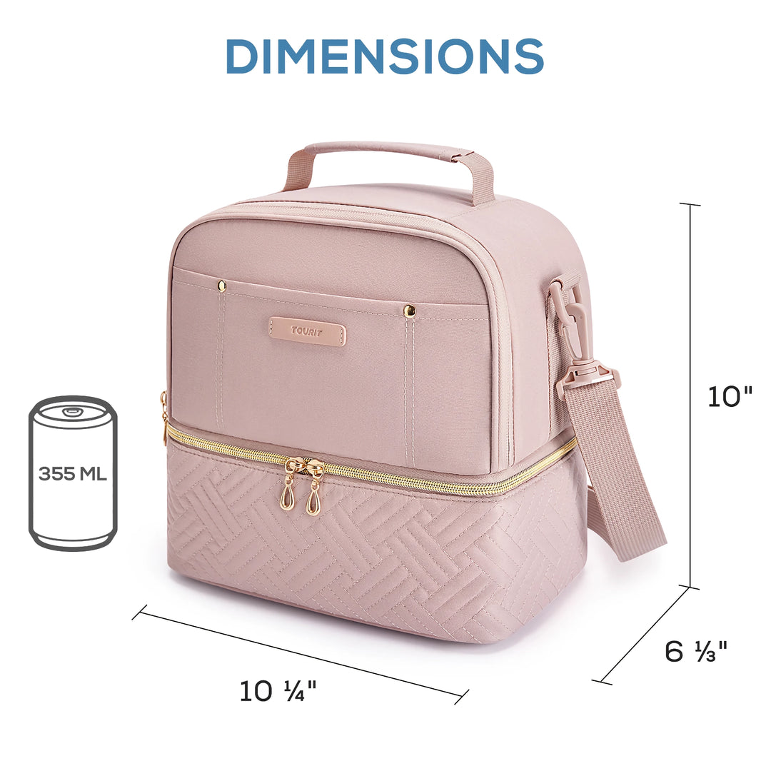 Double-Decker Insulated Lunch Bag