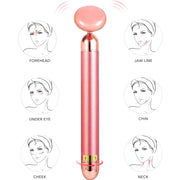 5-in-1 rose quartz face massager wand, view 7 - MRSLM