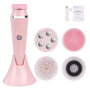 4-in-1 electric facial cleansing brush, view 4 - MRSLM