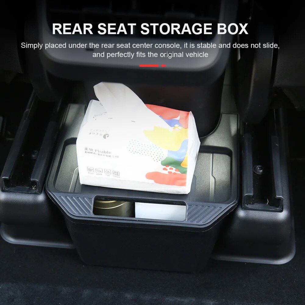 Model Y 2021-2023 Tesla Rear Console Storage Box & Organizer with Cover