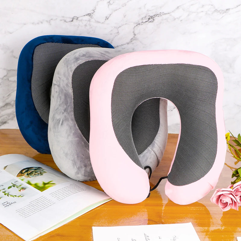 memory foam car neck pillow, view 6 - MRSLM