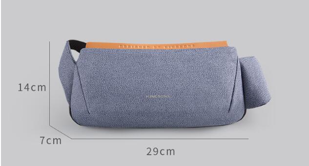 New Men's Japanese Slanted Chest Bag Outdoor Portable
