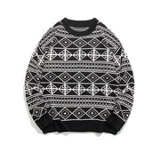 men's loose casual pullover sweater - MRSLM