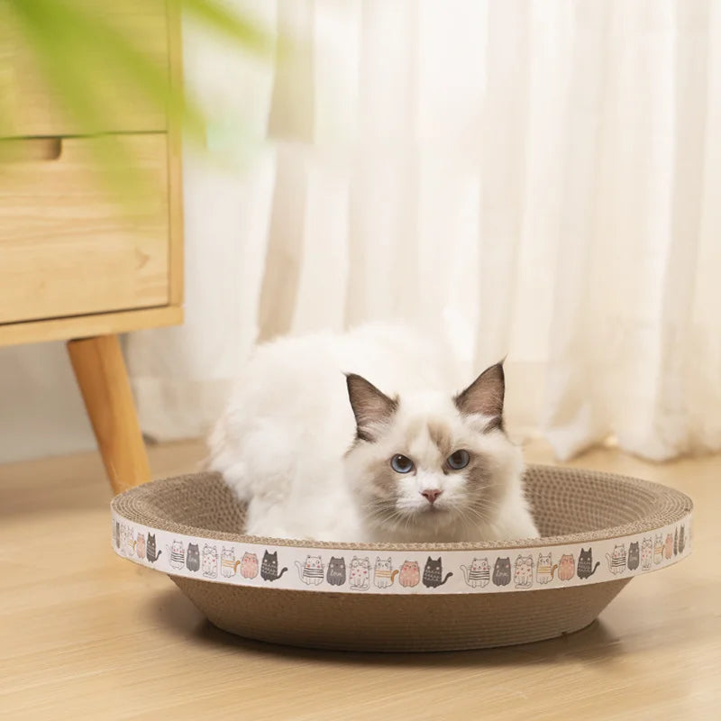 cat scratcher bed, view 5 - MRSLM