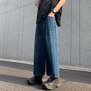 retro women's loose washed jeans, view 3 - MRSLM