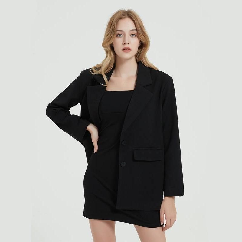 black blazer coat - MRSLM
