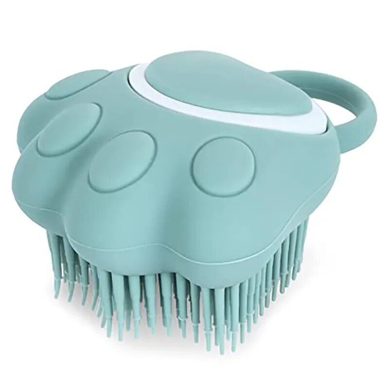 silicone pet bath brush, view 5 - MRSLM