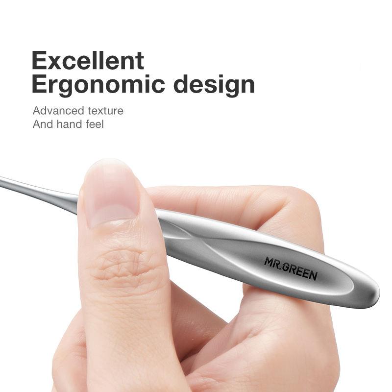 stainless steel cuticle pusher, view 6 - MRSLM