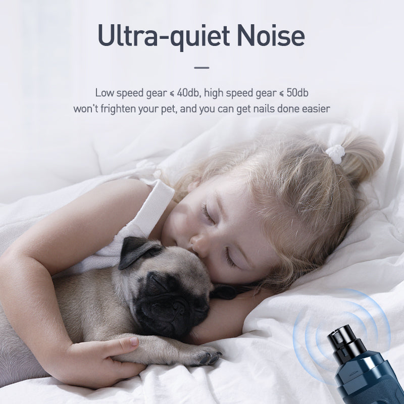 rechargeable electric dog nail grinder, view 4 - MRSLM
