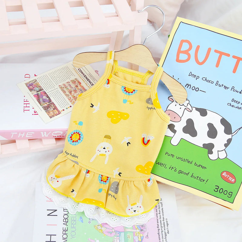 summer pet dress for small dogs and cats, view 3 - MRSLM