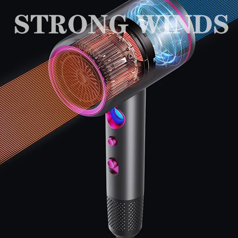 2400W hair dryer with diffuser, view 4 - MRSLM