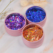 iridescent silver nail glitter, view 8 - MRSLM