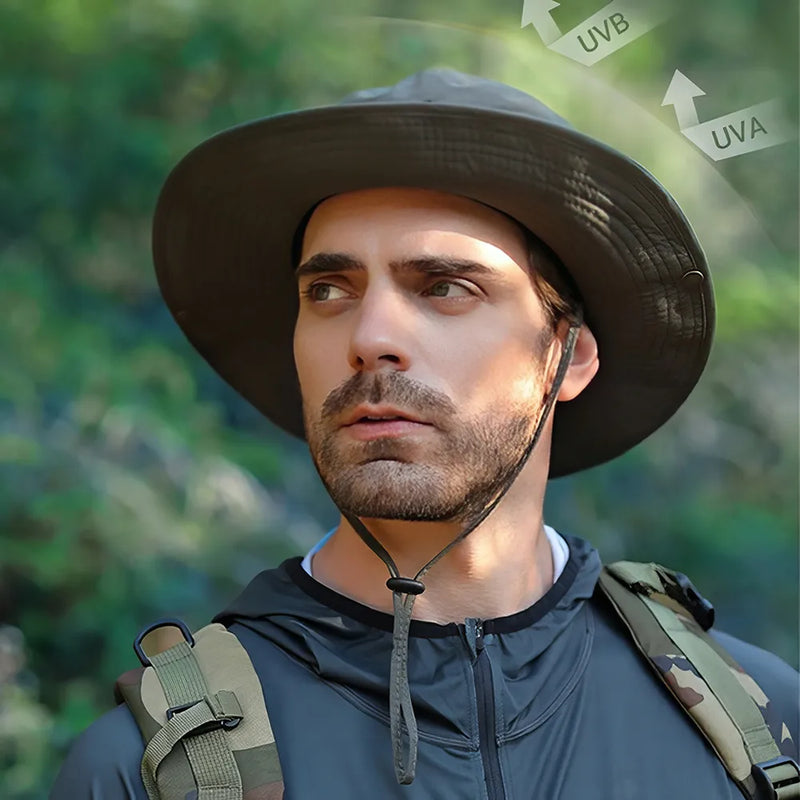men's waterproof bucket hat, view 11 - MRSLM