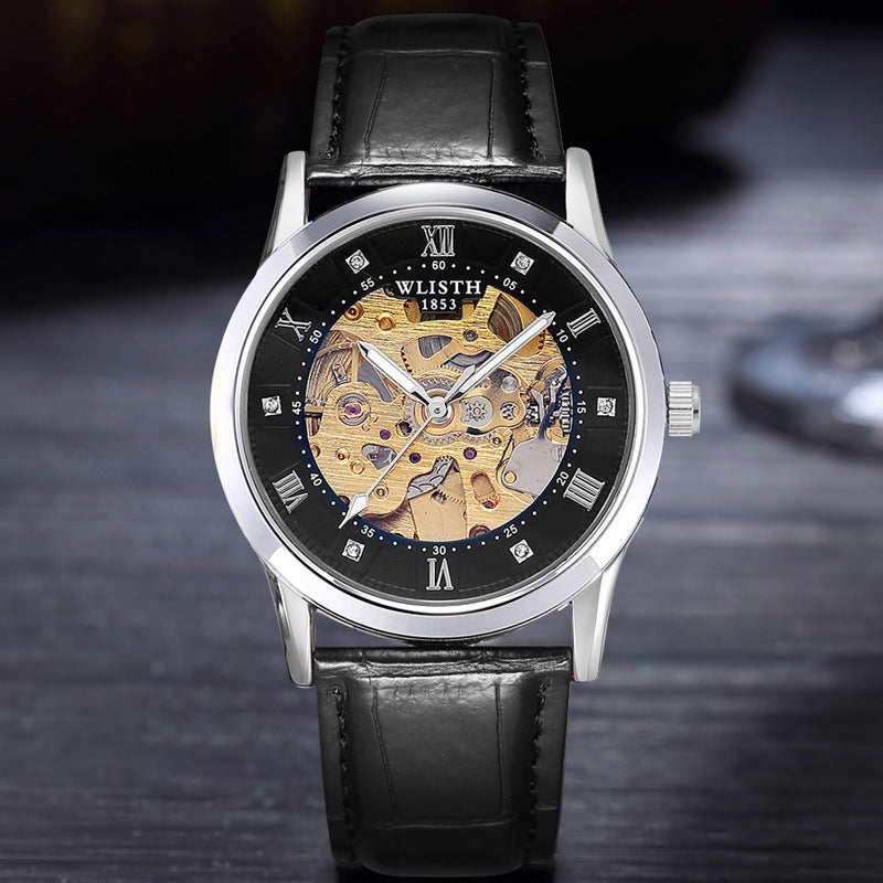 Business men's automatic mechanical watch, view 6 - MRSLM