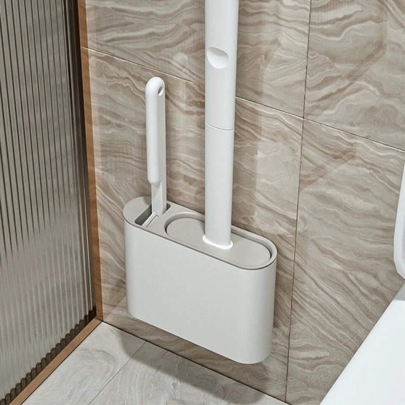 Wandhängender, schnelltrocknender Toilettenbürstenhalter