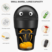 universal mini car trash can with swing lid, view 10 - MRSLM