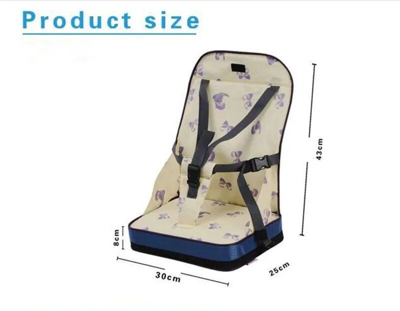 foldable baby booster seat and organizer bag, view 8 - MRSLM