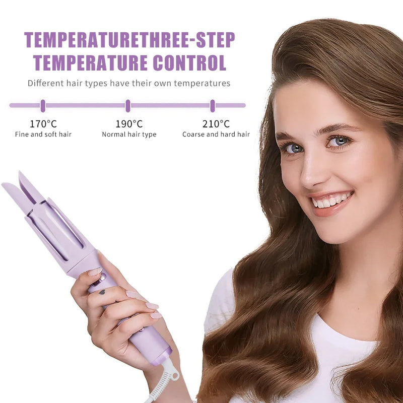 Modelador de Cabelo Rotativo Automático de 32 mm