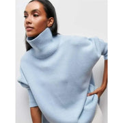 women's turtleneck sweater, view 27 - MRSLM