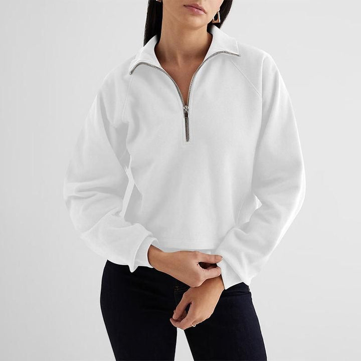 Cozy Autumn Fleece Zip-Up Hoodie