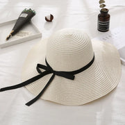 Foldable summer straw hat for women, view 4 - MRSLM