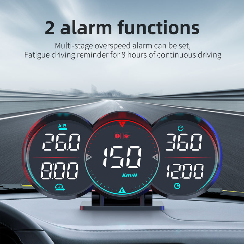GPS car head up display, view 4 - MRSLM