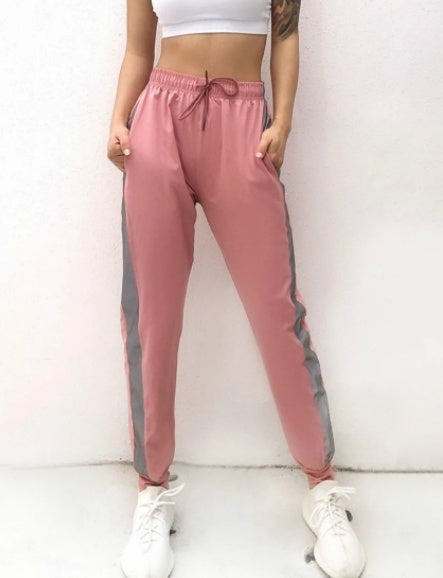 Side Reflective Stripe Sweatpants