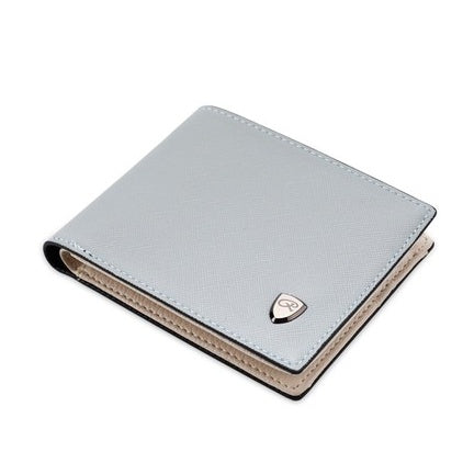 student youth short cross pattern Korean fashion multi-card position wallet new men's wallet purse