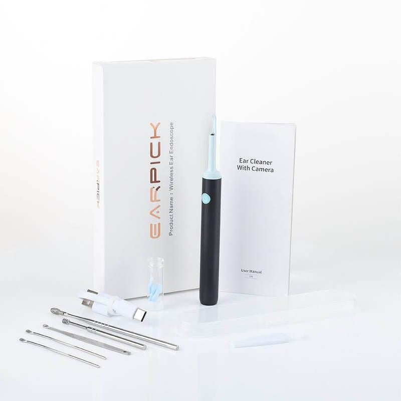 wireless HD ear camera ear cleaner, view 3 - MRSLM